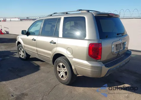 2003 Honda Pilot Ex-L z USA, uszkodzony, nr VIN 2HKYF18543H584594